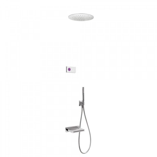 Электронный комплект для ванны с термостатом встроенный Tres Shower Technology / 9286320