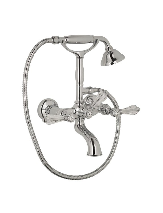 Смеситель для ванны с душем настенный Nicolazzi Half Dome Crystal / 1401**34 1 Смеситель для ванны с душем настенный Nicolazzi Half Dome Crystal / 1401**34