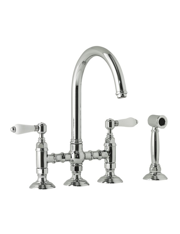 Смеситель для кухни на 3 отверстия с душевой лейкой Nicolazzi Classico / 1460WS**78 1 Смеситель для кухни на 3 отверстия с душевой лейкой Nicolazzi Classico / 1460WS**78