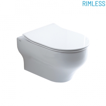Унитаз подвесной безободковый Olympia Clear RIMLESS