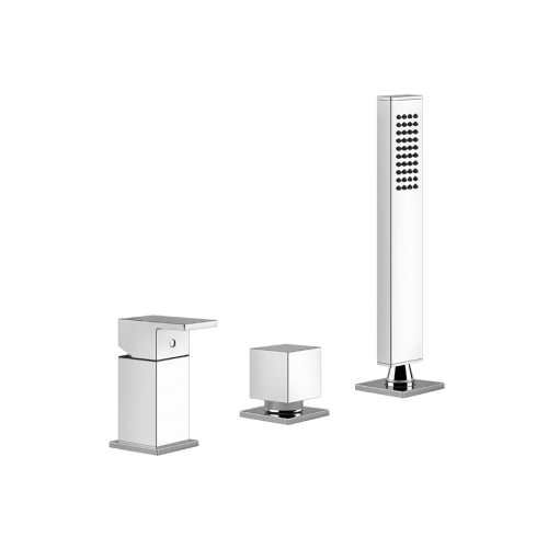 Смеситель для ванны с душем Gessi Rettangolo / 20043