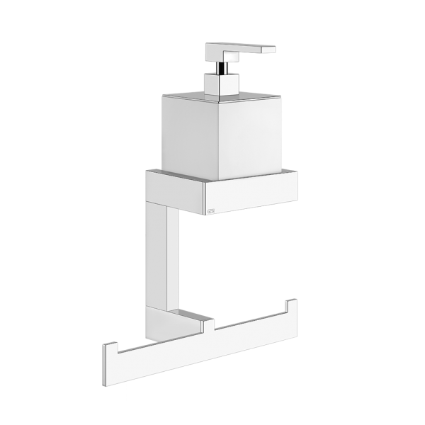 Держатель для туалетной бумаги с диспенсером для мыла Gessi Rettangolo / 20879 1 Держатель для туалетной бумаги с диспенсером для мыла Gessi Rettangolo / 20879