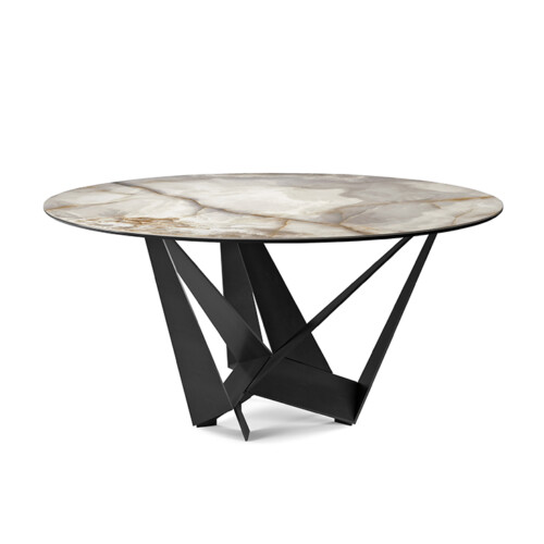 Стол обеденный Cattelan Italia Skorpio Keramik Round