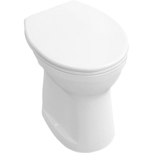 Унитаз напольный Villeroy&Boch O.novo 761810 с горизонтальным смывом (округлая модель)