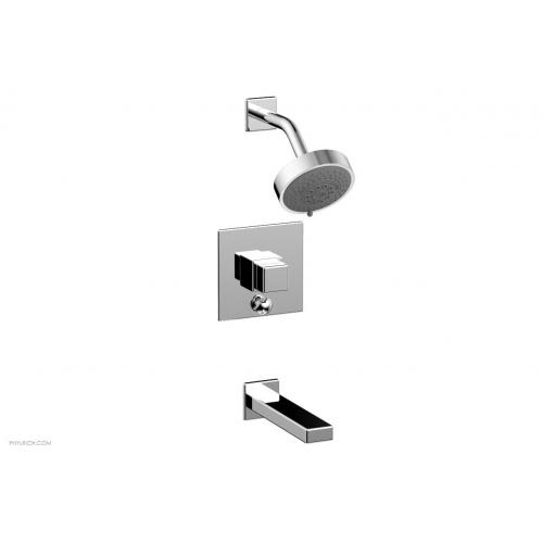 Смеситель для ванны с душем на стену - Cube Handle 290-29 Phylrich Mix