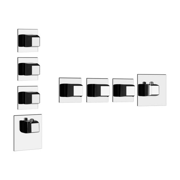 Смеситель термостатичсекий многофункциональный Gessi Mimi / 43105+43246 1 Смеситель термостатичсекий многофункциональный Gessi Mimi / 43105+43246