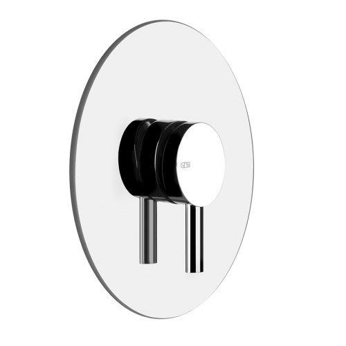 Смеситель для душа встраиваемый Gessi Ovale / 44655+44702