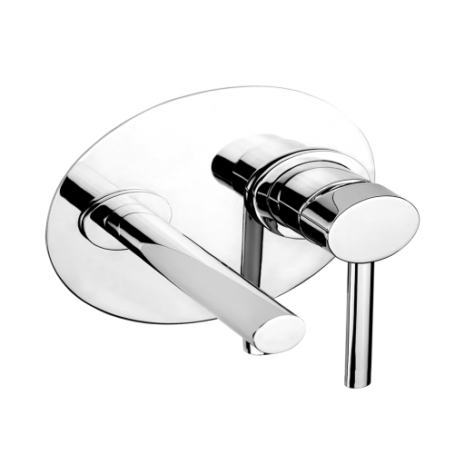 Смеситель для раковины встраиваемый Gessi Ovale / 44697+44854