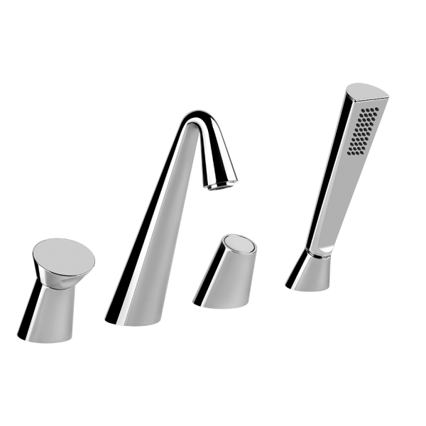 Смеситель для ванны набортный Gessi Cono / 45037 1 Смеситель для ванны набортный Gessi Cono / 45037