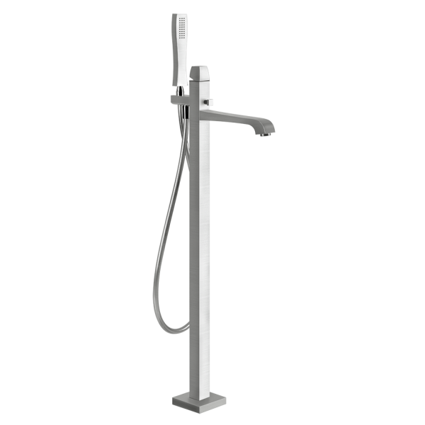Смеситель для ванны с душем напольный Gessi Mimi / 46189+24977