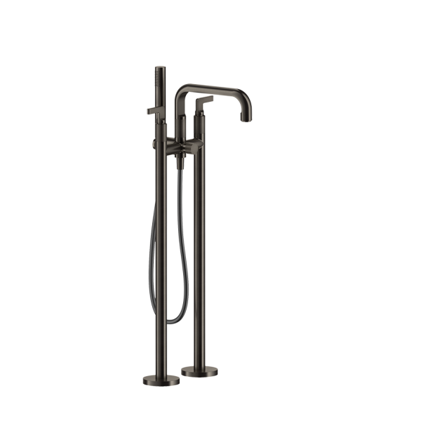 Смеситель для ванны с душем напольный Gessi Inciso / 58099+58028 1 Смеситель для ванны с душем напольный Gessi Inciso / 58099+58028