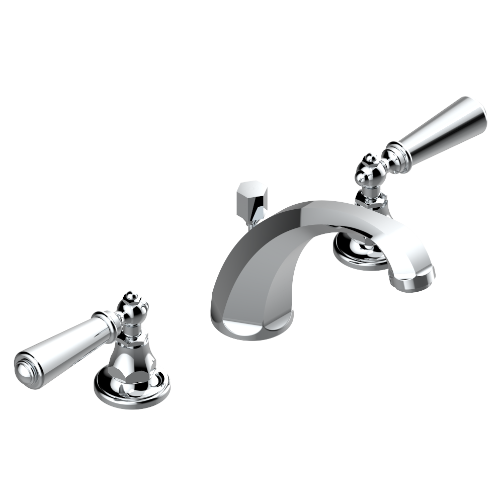 Смеситель для раковины набортный THG Charleston with smooth metal lever handles / G3N-152/US
