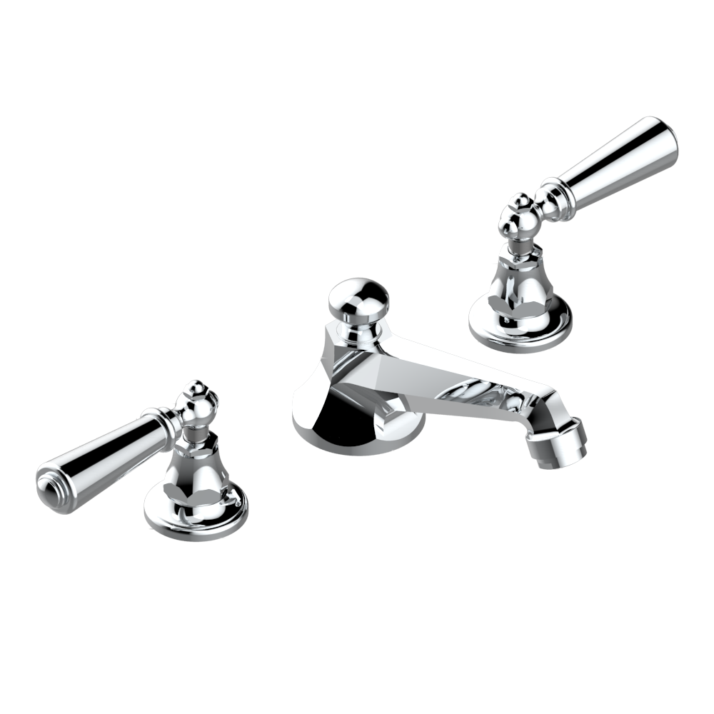 Смеситель для раковины набортный THG Charleston with smooth metal lever handles / G3N-151M/US
