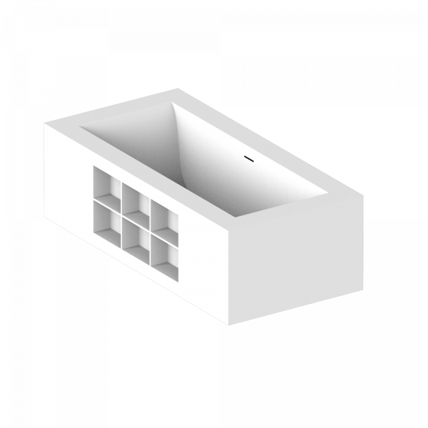 Ванна свободностоящая THG Ego 195x95x60 См