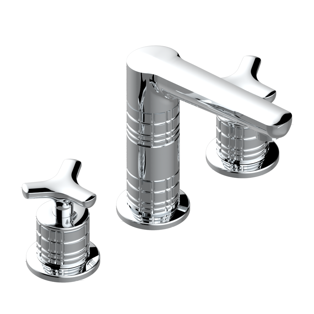 Смеситель для раковины набортный THG System métal quadrillé / G9E-152M/US