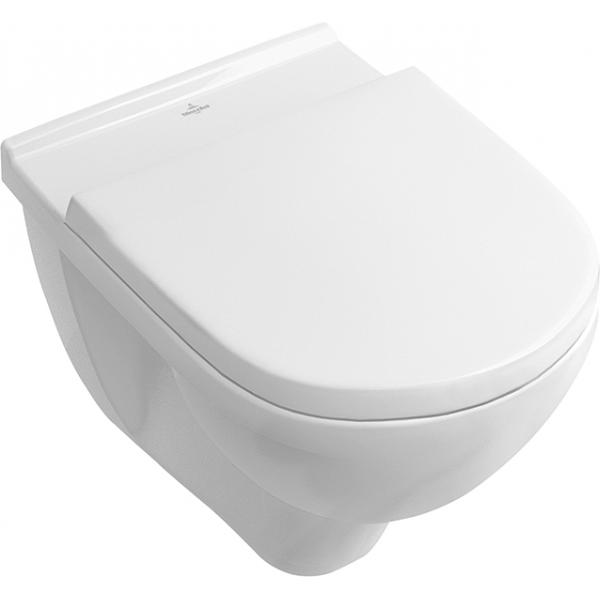 Унитаз подвесной Villeroy&Boch O.novo 5660R0 с открытым смывным краем (округлая модель)