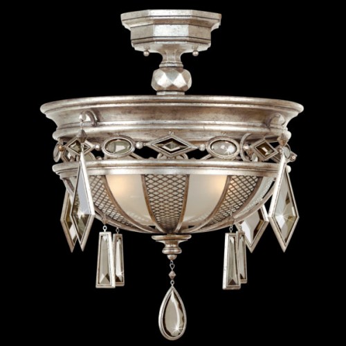 Светильник Fine Art Encased Gems 21 Round Semi-Flush Mount
