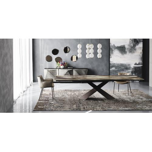 Стол обеденный Cattelan Italia Tyron Crystalart Drive
