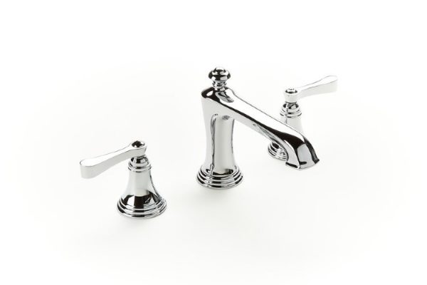 Смеситель для раковины Burlington на 3 отверстия / 11-08-PC, цвет хром, Crosswater