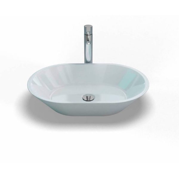Раковина Burlington из каменной массы 59 x 14h x 39см. Без отверстия