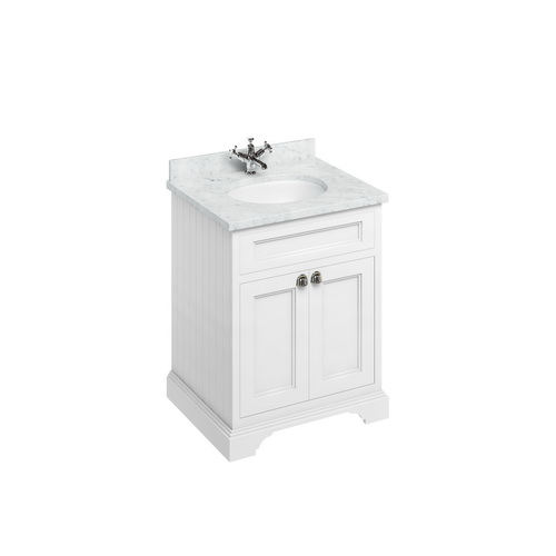 Тумба под раковину с дверцами Burlington FF8W + BC66 65см