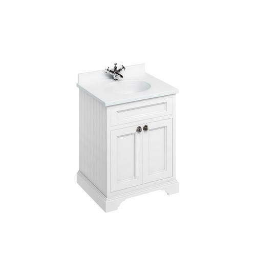 Тумба под раковину с дверцами Burlington FF8W + BW66 65см