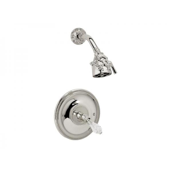 Душевой комплект встраиваемый Cut Crystal Lever Handle PB3184 Phylrich Dolphin