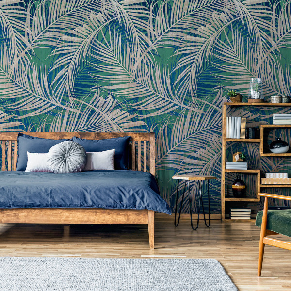 Обои Grandeco Myriad Teal Blue / A39603