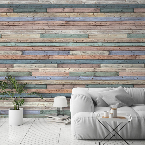 Обои Grandeco Coloured Wood / A42401
