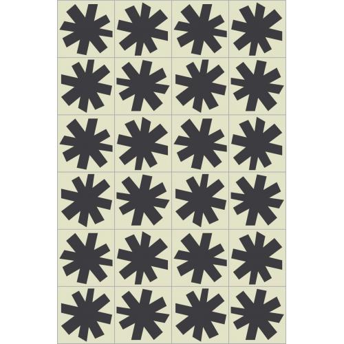 Мозаика Bisazza Asterisque BW
