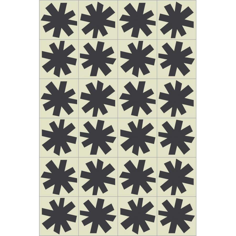 Мозаика Bisazza Asterisque BW