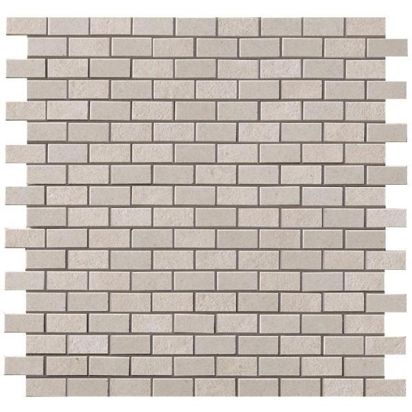 Керамогранит декор Atlas Concorde Kone Silver Mosaico Brick 30,4x30,4
