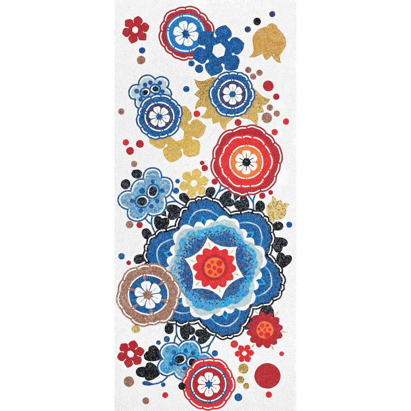 Мозаика Bisazza Bloem Rosso