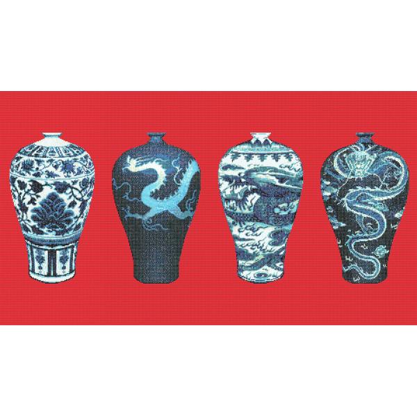 Мозаика Bisazza Blue Vases