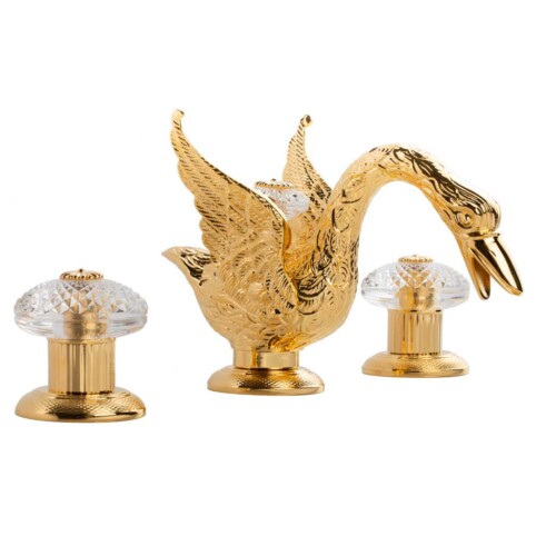 Смеситель для раковины Cristal&Bronze Cygne Aile C45-D1-1301