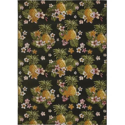 Коврик для улицы Sitap Calypso Ananas Black 217k