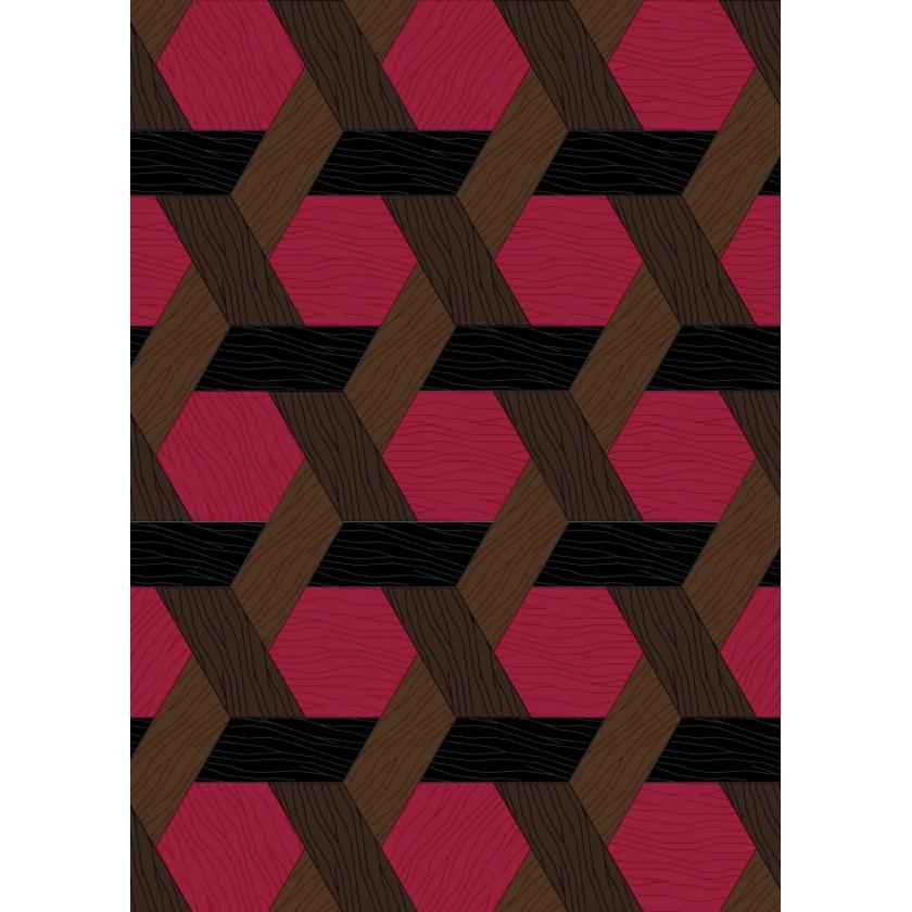 Паркет Bisazza Cannage Rouge