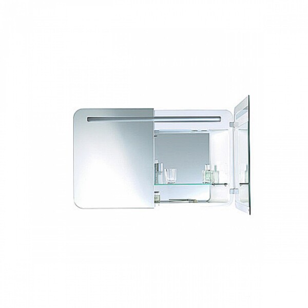 Зеркальный шкаф 100 см Duravit Pura Vida PV942508585 1 Зеркальный шкаф 100 см Duravit Pura Vida PV942508585
