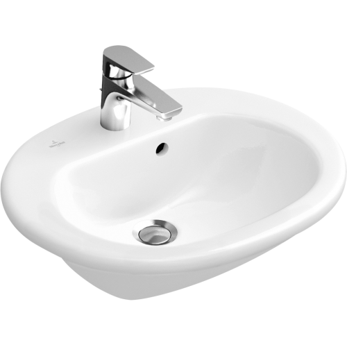 Раковина полувстраиваемая Villeroy&Boch O.novo 416055 (округлая модель)