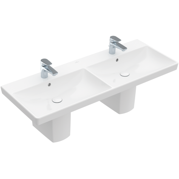Раковина двойная Villeroy&Boch Avento 4A23CK для установки на тумбу (прямоугольная модель)