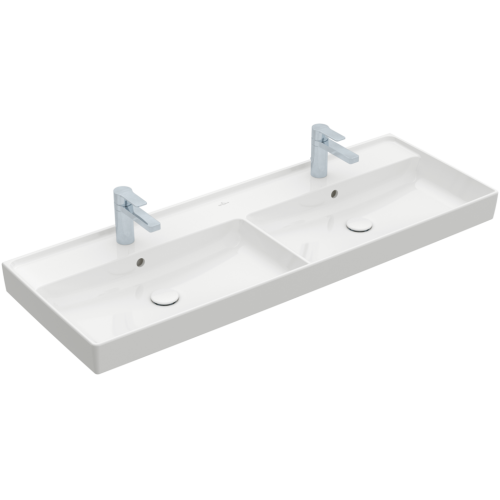 Раковина двойная Villeroy&Boch Collaro 4A34D1 для установки на тумбу (прямоугольная модель)