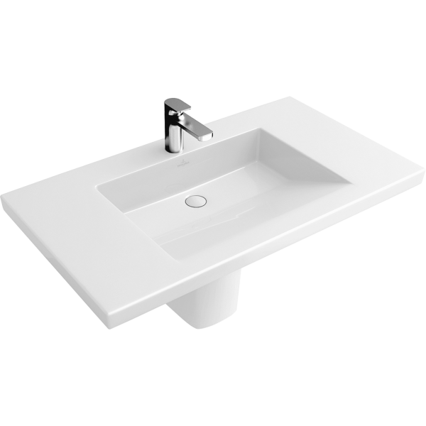 Pаковина Villeroy&Boch Metric Art 519511 для установки на тумбу (прямоугольная модель)