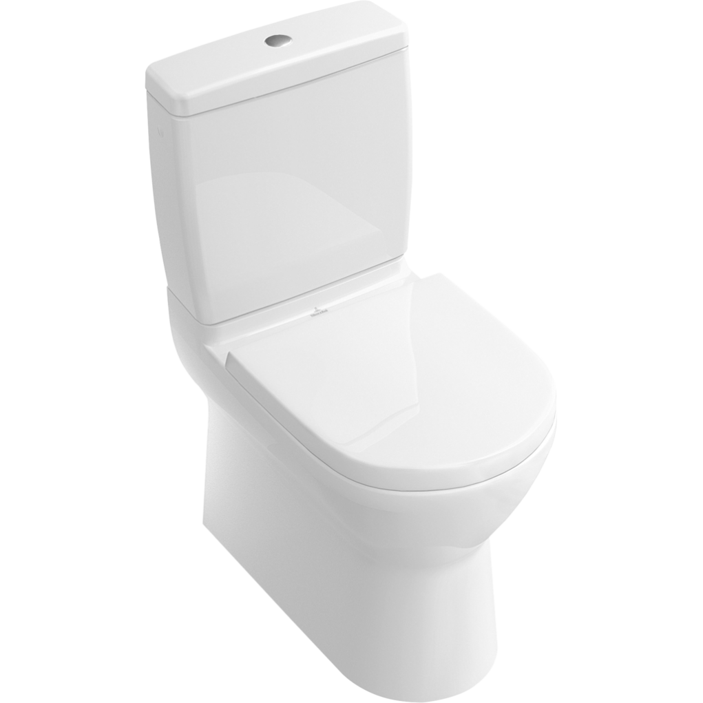 Унитаз-компакт напольный Villeroy&Boch O.novo 565810 с вертикальным смывом (округлая модель)