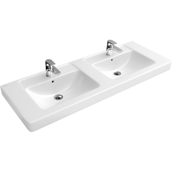 Pаковина двойная Villeroy&Boch Architectura 613113 для установки на тумбу (прямоугольная модель)