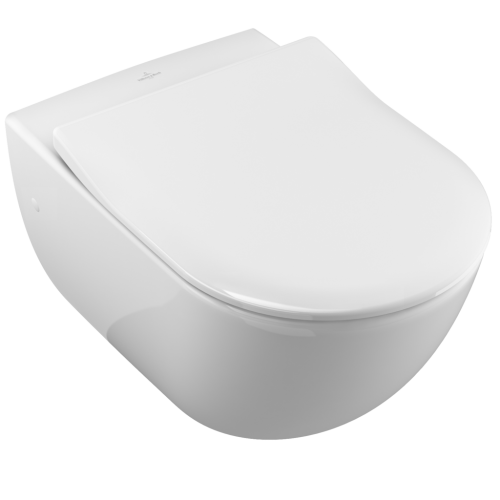 Унитаз подвесной Villeroy&Boch Subway 660010 с вертикальным смывом (округлая модель)