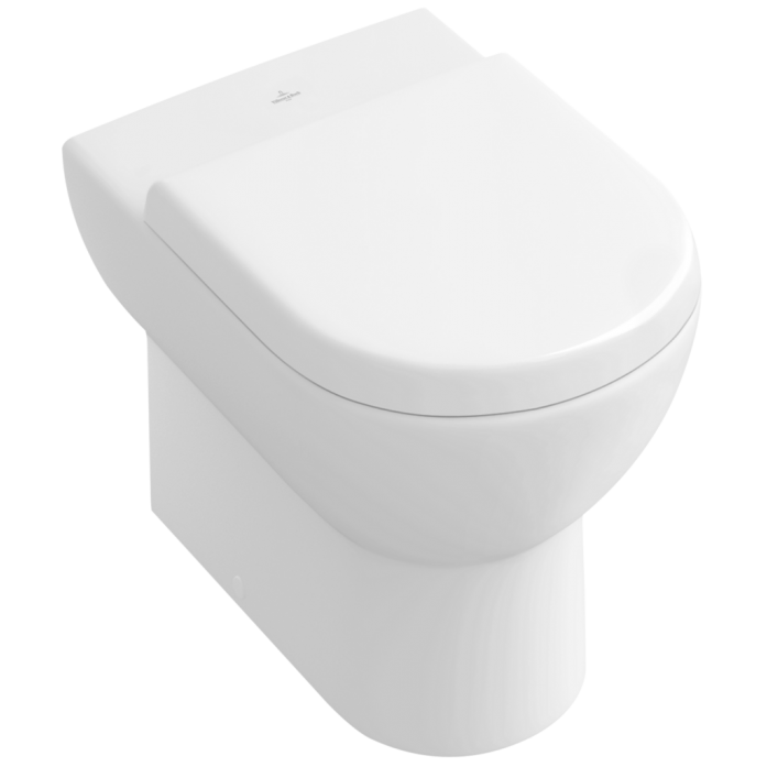 Унитаз напольный Villeroy&Boch Subway 660710 с вертикальным смывом (округлая модель)