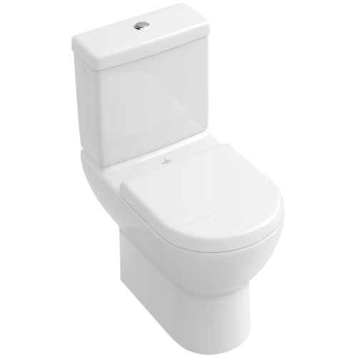 Унитаз-компакт напольный Villeroy&Boch Subway 660910 с вертикальным смывом (округлая модель)