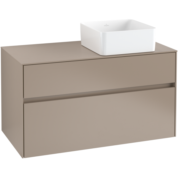 Тумба под раковину Villeroy&Boch Collaro C04000 (прямоугольная версия)