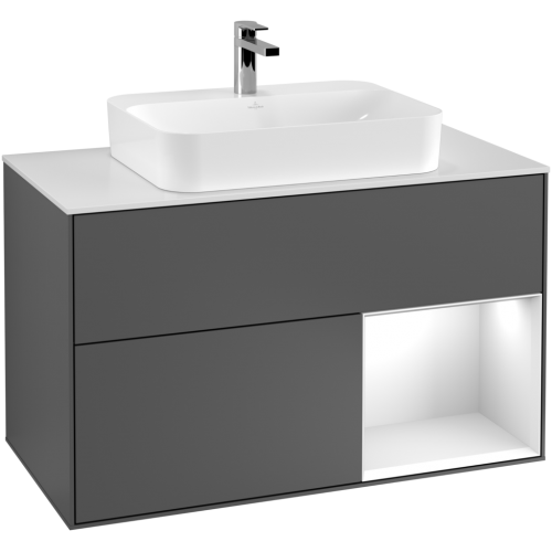 Тумба под раковину Villeroy&Boch Finion F37 (прямоугольная версия)