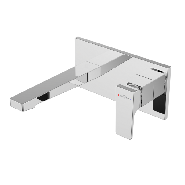 Смеситель для раковины однорычажный настенный Villeroy&Boch Architectura Square TVW125003000